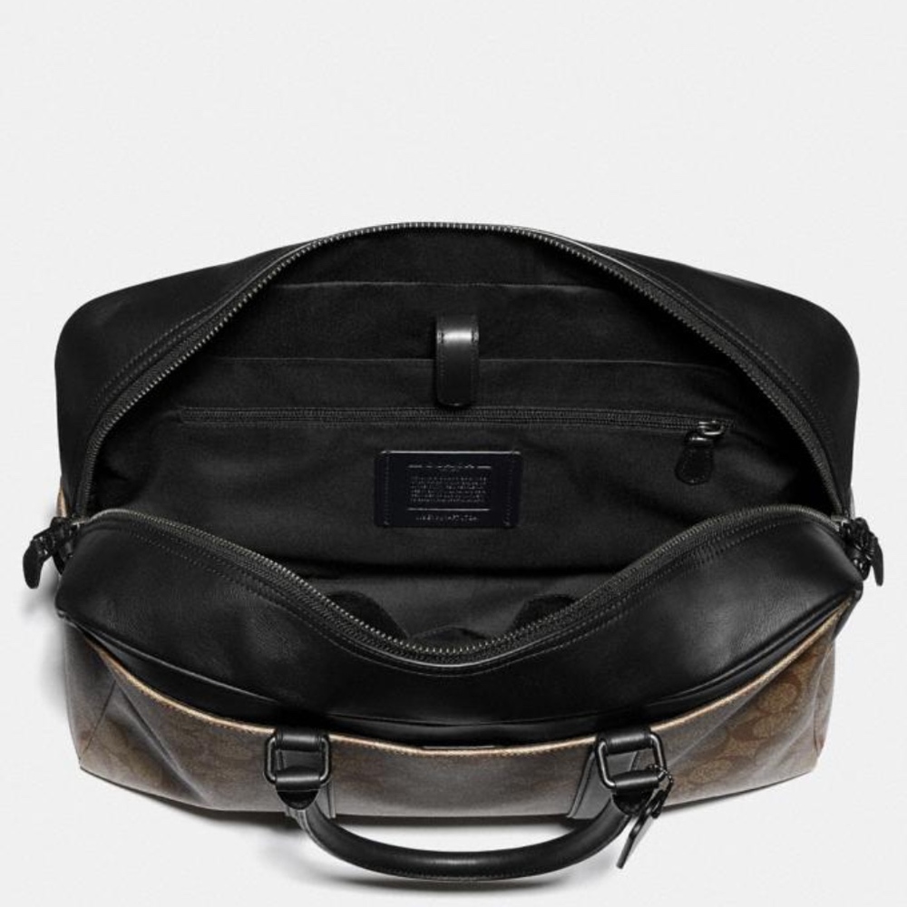 ♥️ DECIDED TO KEEP ♥️Coach Trekker Carryall In Signature - Travel - Picture 4 of 17